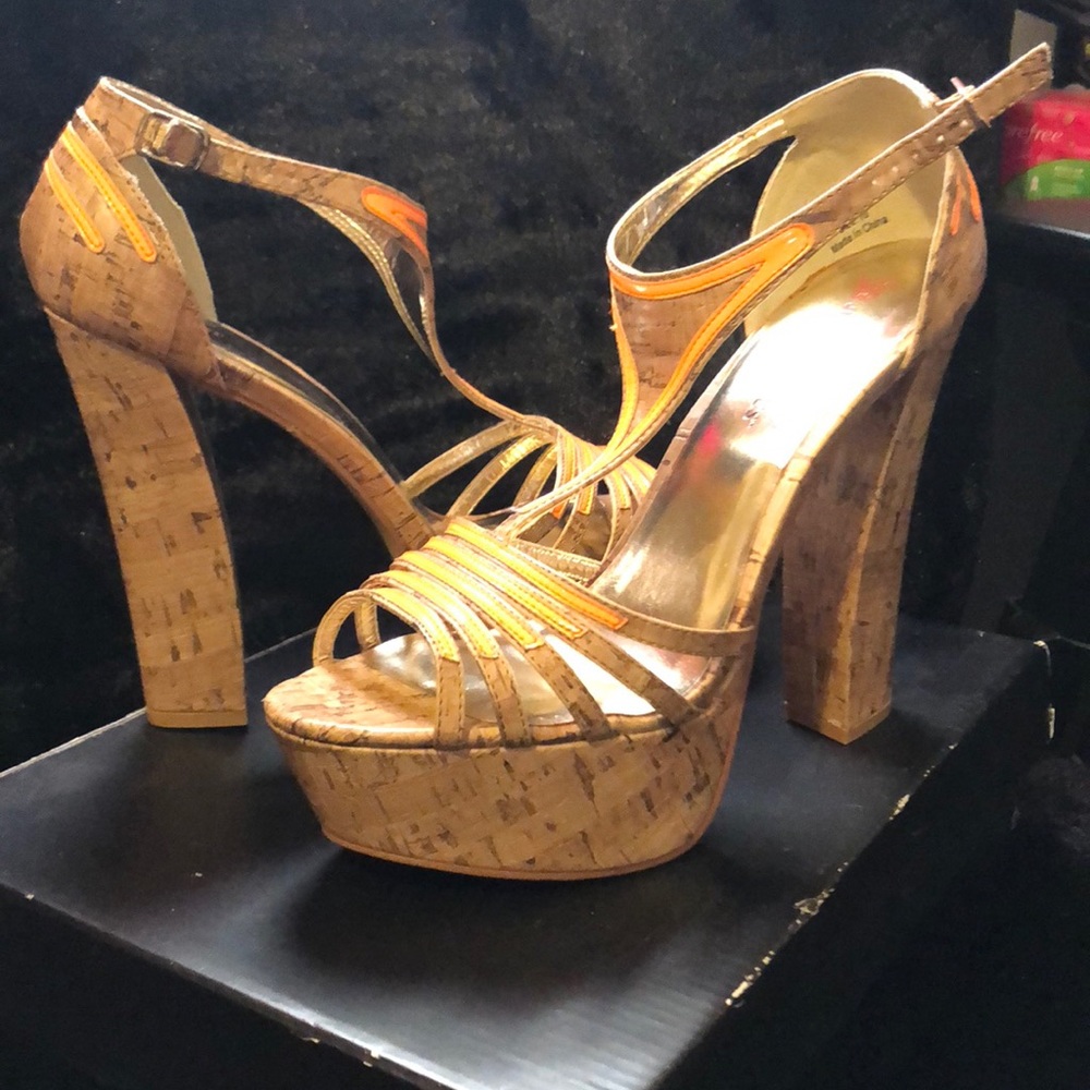 Beautiful JustFab block heels